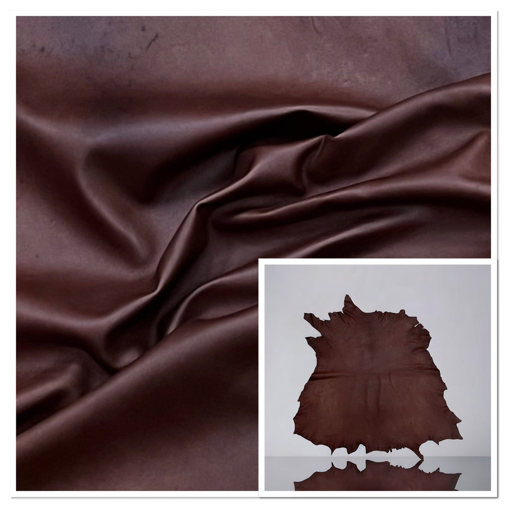 Pittards Gloving Leather Teak : 0.85mm Water Resistant Lambskin (Ex Pittards Stock)