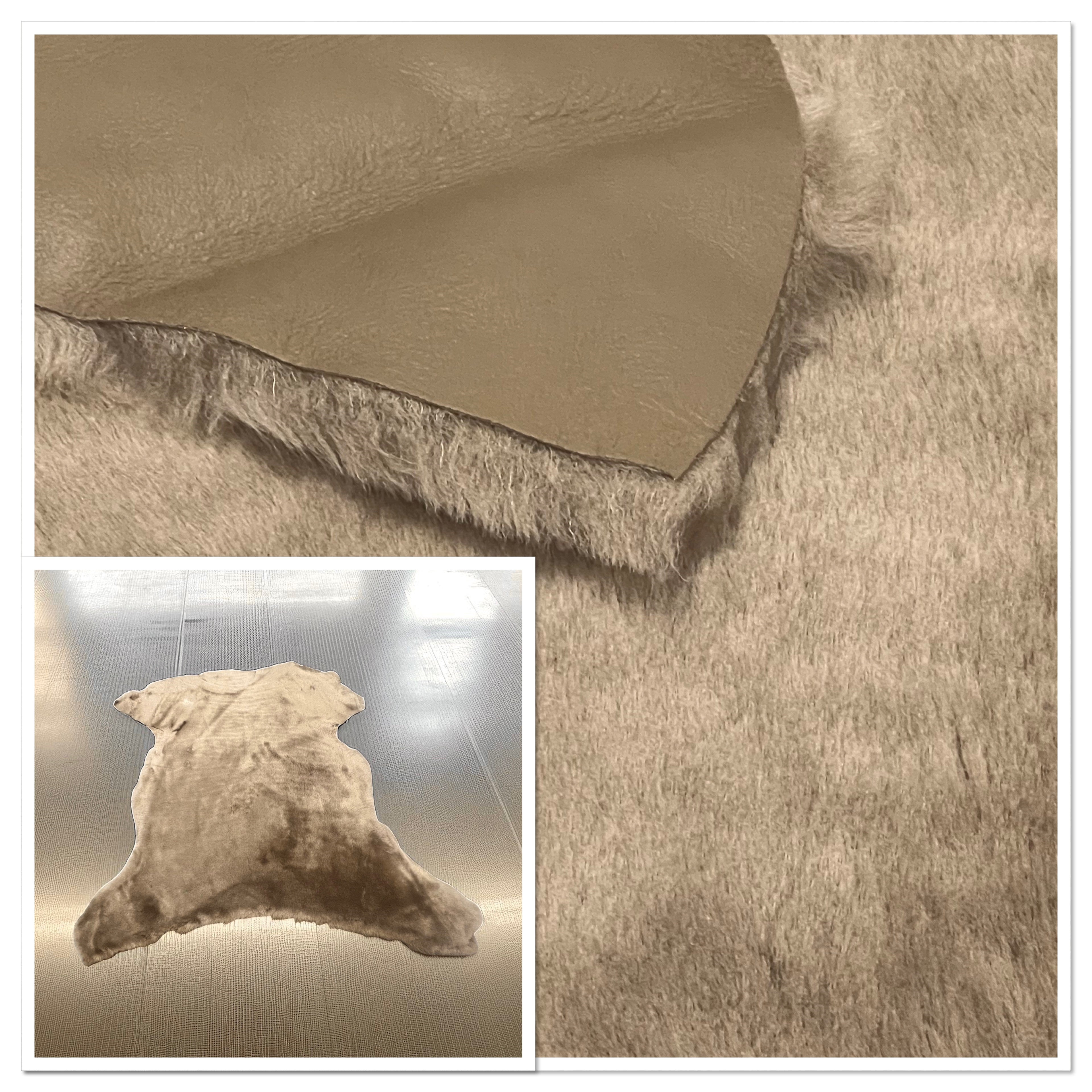 Biscuit Merino : 12mm Ironed Wool Sheepskin With Nappalan Reverse (Ref-gh.eol) Bundle 280