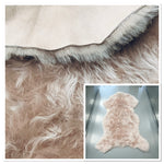 Large Toscana Soft-Pink : 9 Piece Shearling Bundle With Suede Reverse (Ref-gh.eol) Bundle 320
