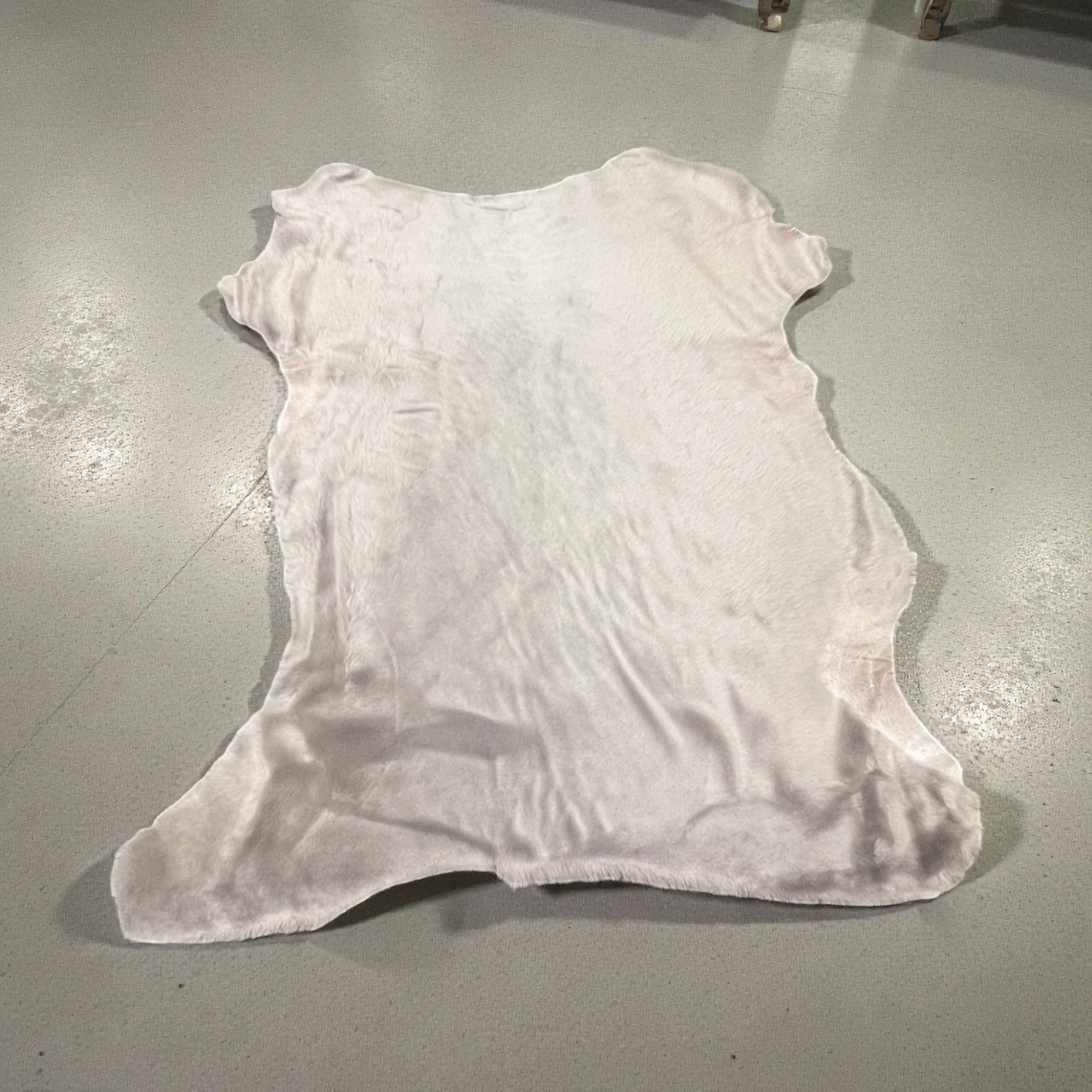 Silver-Grey Merino : 12mm 8 x Piece Ironed Wool Sheepskin With Nappalan Reverse (Ref-gh.eol) Bundle 347