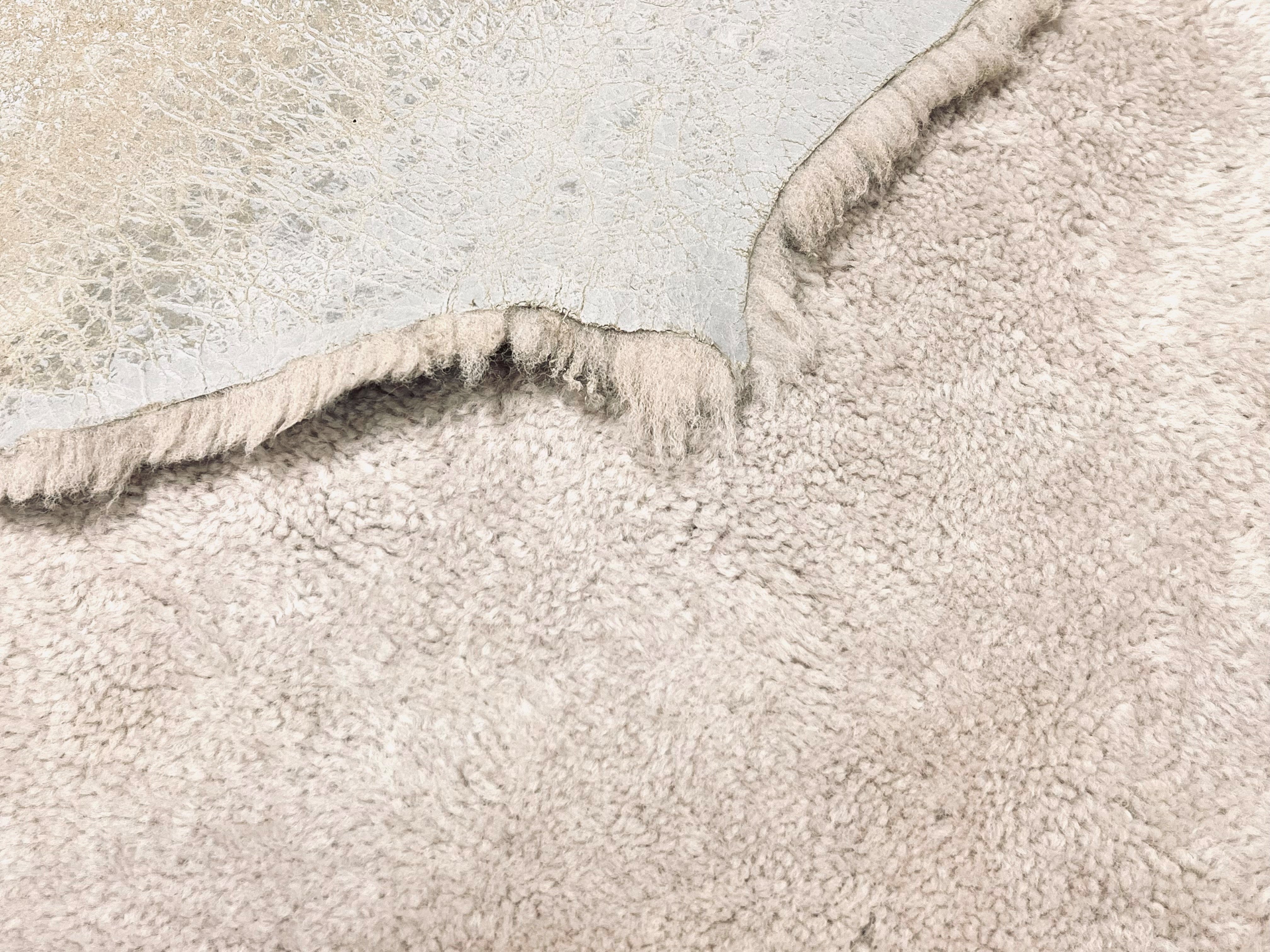 UK Sheepskin Dove-Grey : 14mm Curly Wool 10 Piece Bundle with Distressed Nappalan Reverse (Ref-gh.eol) Bundle 354