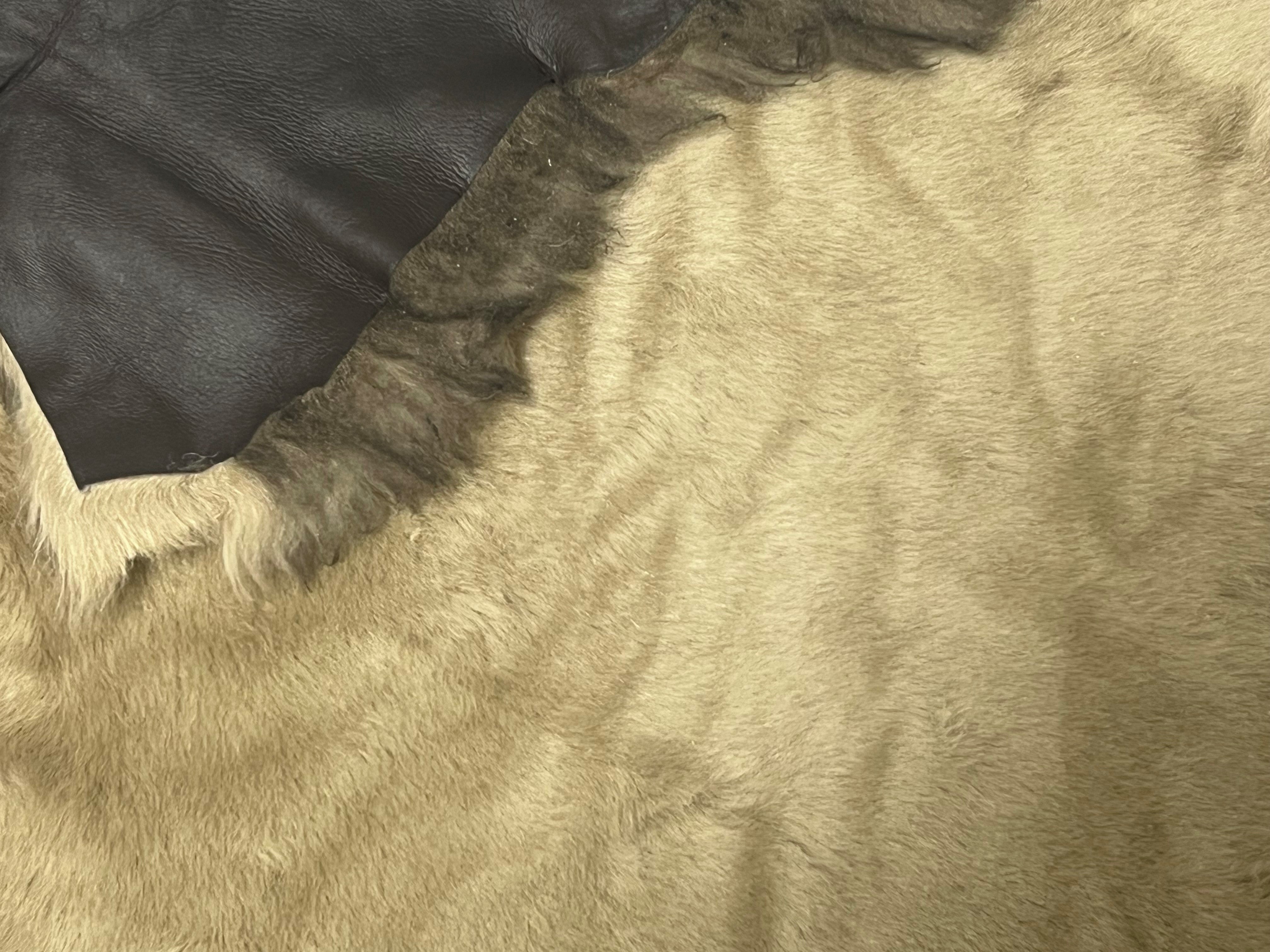 Light Brown Merino : 12mm Ironed Wool Sheepskin With Nappalan Reverse (Ref-gh.eol) Bundle 358