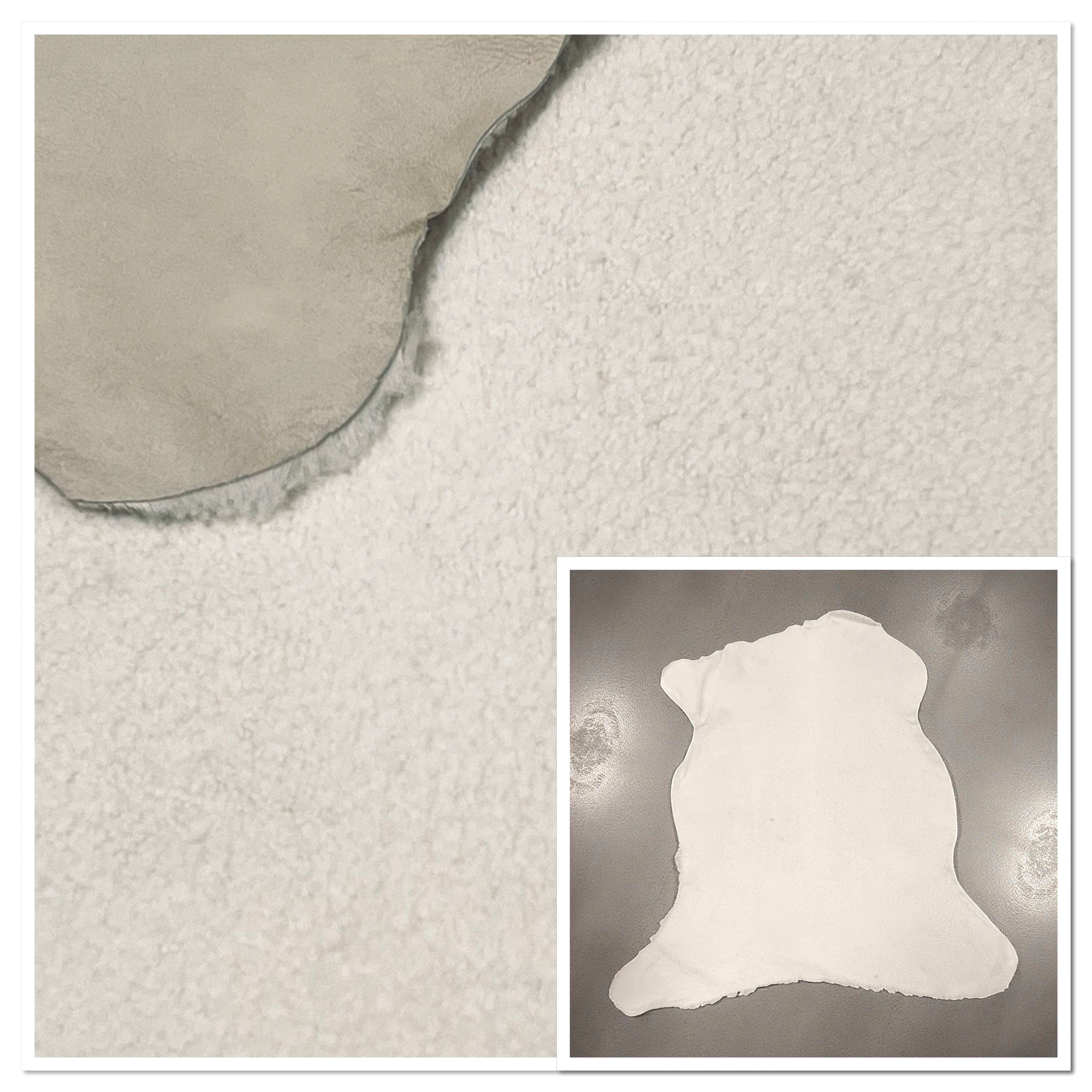 Cream Merino : 10mm Curly Wool 10 Piece Sheepskin With Nappalan Reverse (Ref-gh.eol) Bundle 360