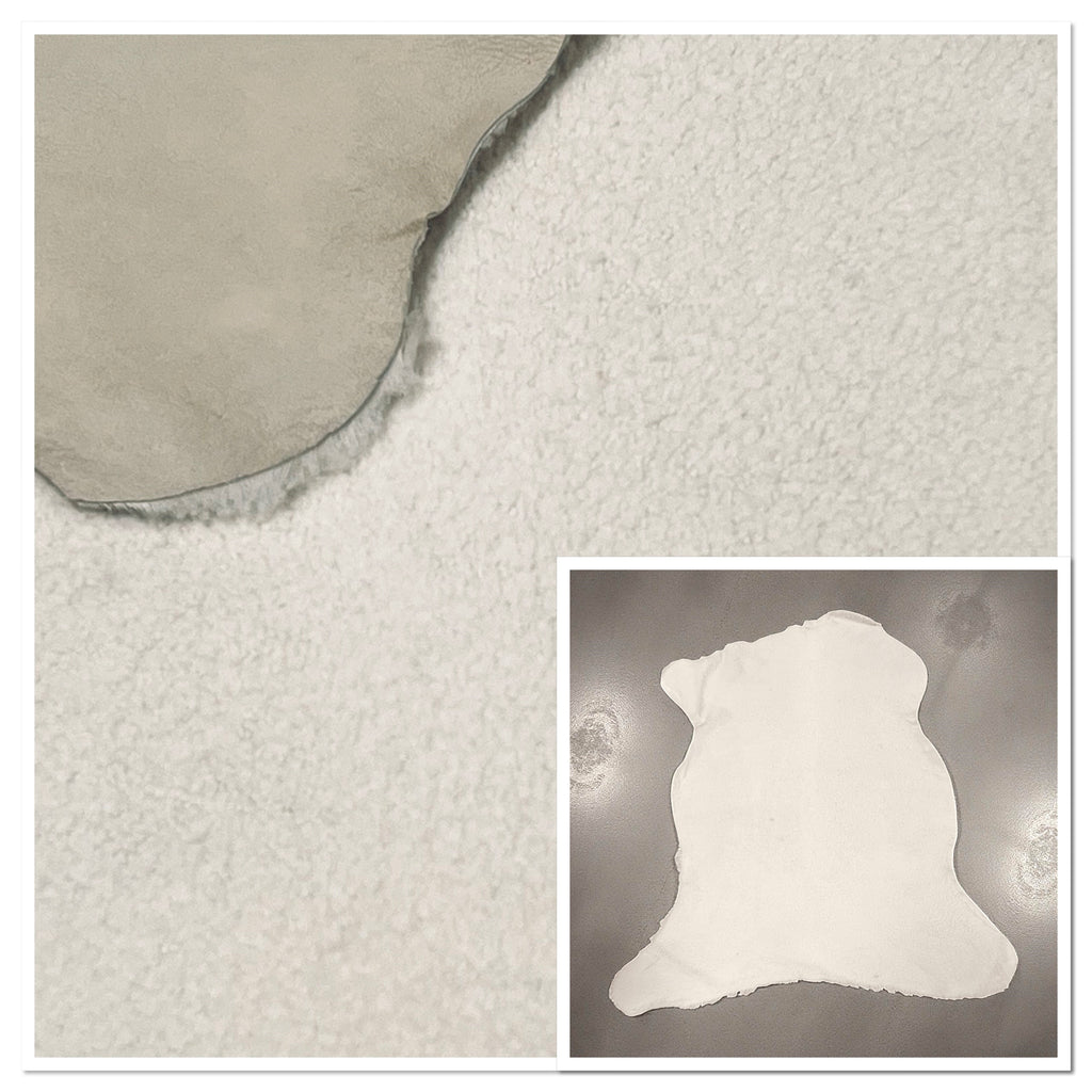 Cream Merino : 10mm Curly Wool 10 Piece Sheepskin With Nappalan Reverse (Ref-gh.eol) Bundle 360