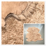 Shaggy Merino Biscuit : 10mm 4 Piece Sheepskin Bundle (Ref-gh.eol) Bundle 368