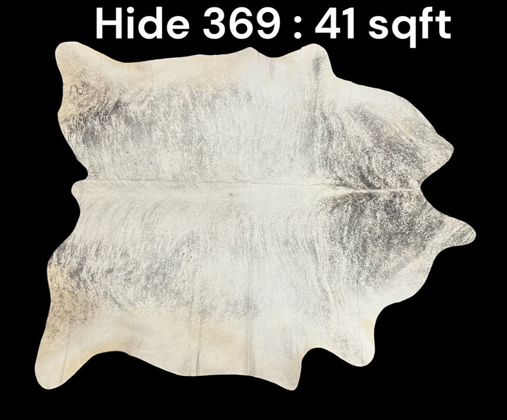 Natural Hair On Cow Hide : This Hide Is Perfect For Wall Hanging, Leather Rugs, Leather Upholstery & Leather Accessories. (Hide369)