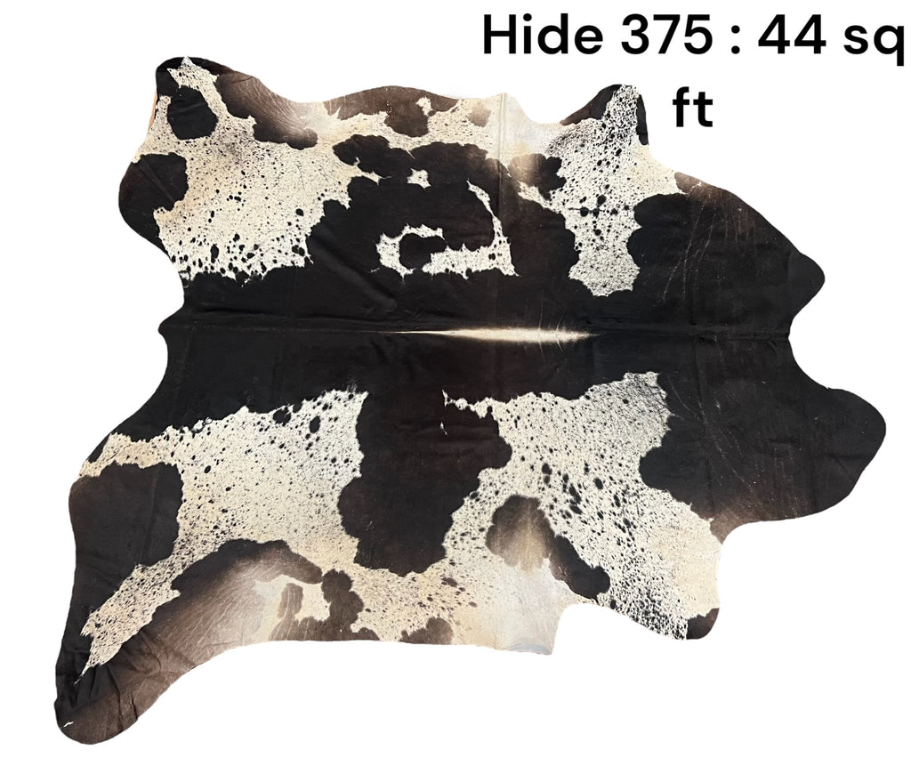 Natural Hair On Cow Hide : This Hide Is Perfect For Wall Hanging, Leather Rugs, Leather Upholstery & Leather Accessories. (Hide375)