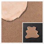 Merino Curly Beige : 10mm Curly Wool 5 Piece Sheepskin Bundle with Suede Reverse (Ref-gh.eol) Bundle 377