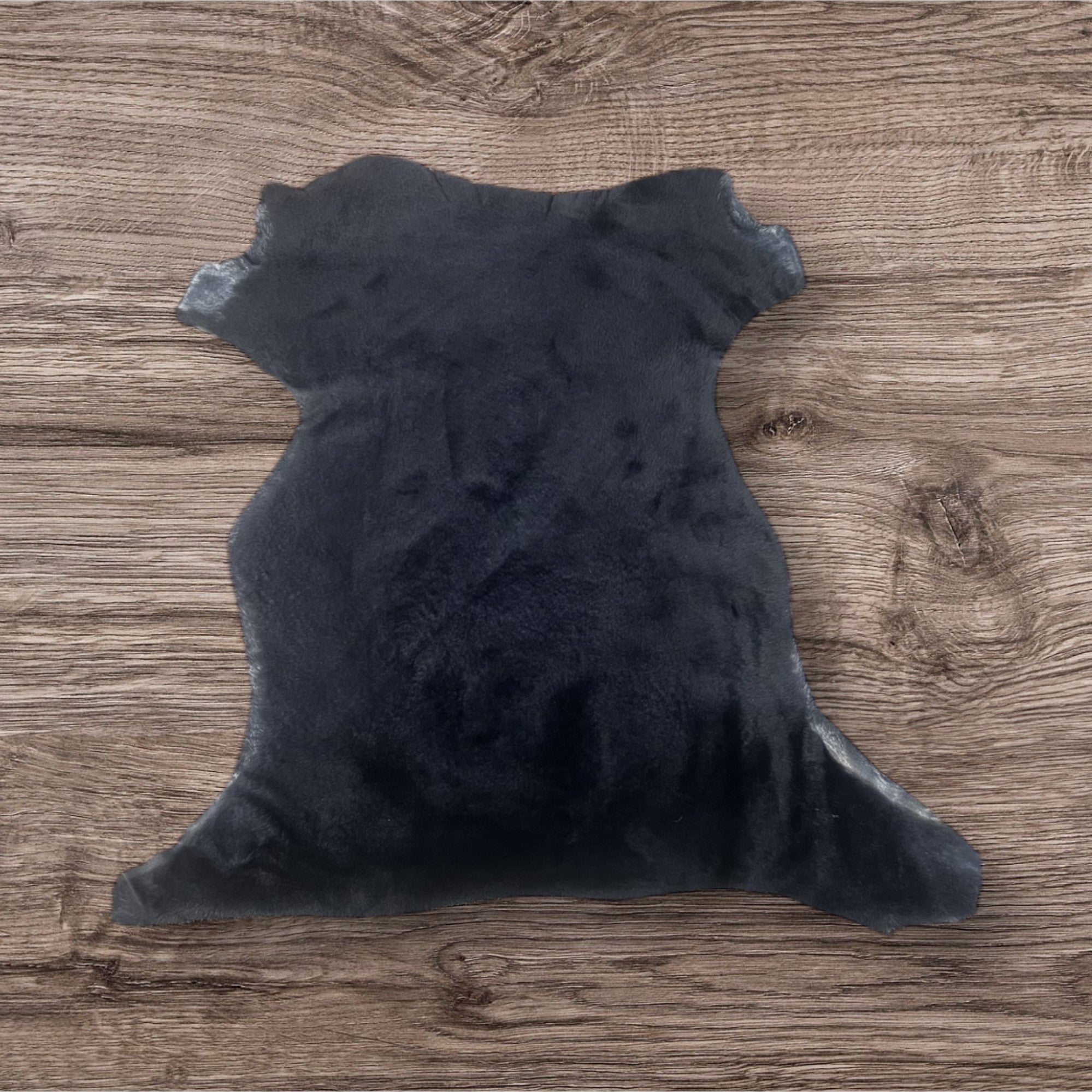 Biscuit Navy : 12mm Ironed Wool Sheepskin With Nappalan Reverse (Ref-gh.eol) Bundle 381