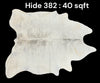 Natural Hair On Cow Hide : This Hide Is Perfect For Wall Hanging, Leather Rugs, Leather Upholstery & Leather Accessories. (Hide382)