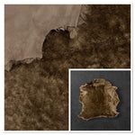 Semi Curl Merino Brown : 12mm 10 Piece Sheepskin Bundle (Ref-gh.eol) Bundle 383