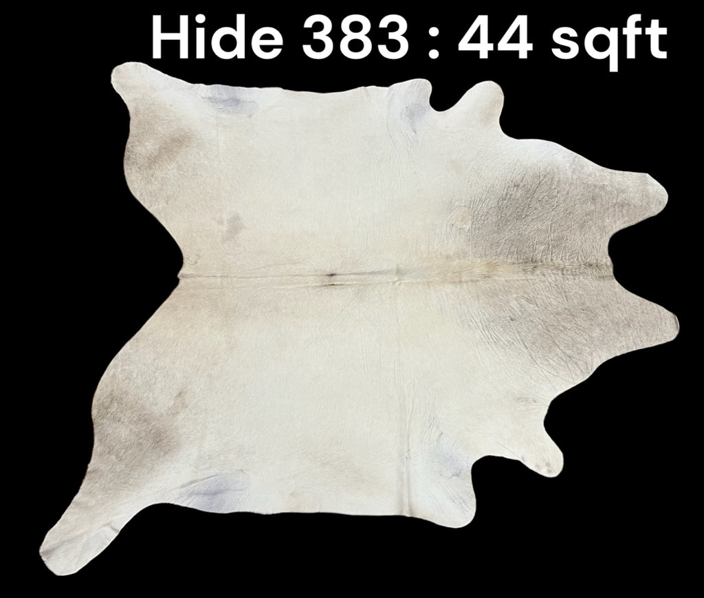 Natural Hair On Cow Hide : This Hide Is Perfect For Wall Hanging, Leather Rugs, Leather Upholstery & Leather Accessories. (Hide383)