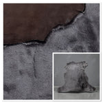 Steel Merino : 12mm 8 x Piece Ironed Wool Sheepskin With Suede Reverse (Ref-gh.eol) Bundle 406