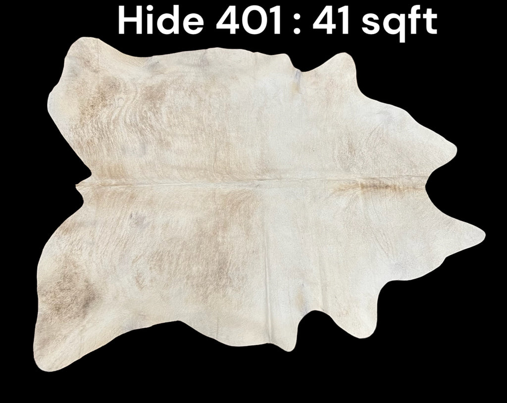 Natural Hair On Cow Hide : This Hide Is Perfect For Wall Hanging, Leather Rugs, Leather Upholstery & Leather Accessories. (Hide401)