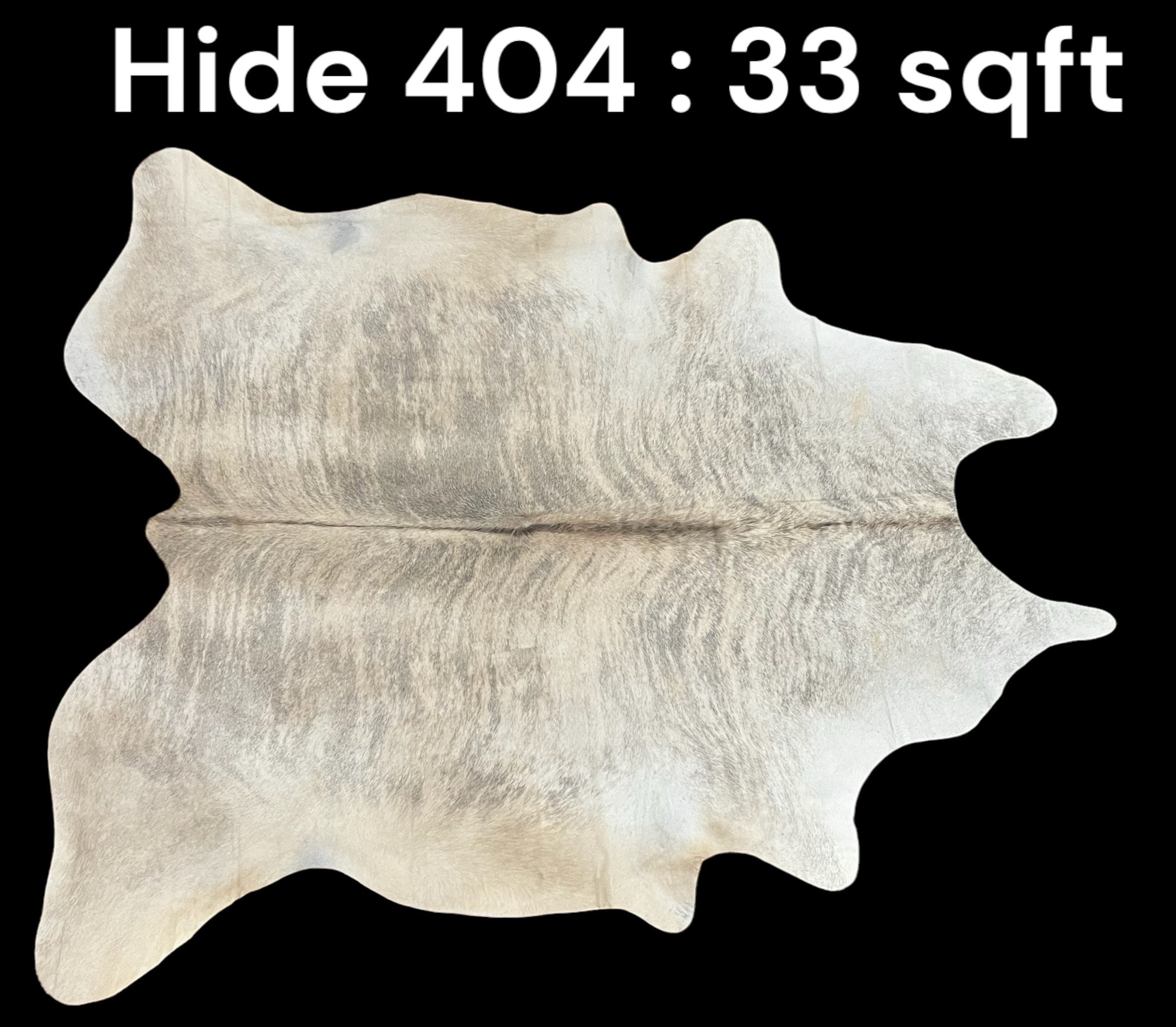 Natural Hair On Cow Hide : This Hide Is Perfect For Wall Hanging, Leather Rugs, Leather Upholstery & Leather Accessories. (Hide404)
