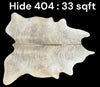 Natural Hair On Cow Hide : This Hide Is Perfect For Wall Hanging, Leather Rugs, Leather Upholstery & Leather Accessories. (Hide404)