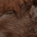Toscana Brown : 5 Piece Shearling Bundle With Suede Reverse (Ref-gh.eol) Bundle 414