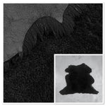 Curly Sheepskin Black 15mm : 11 Piece Shearling Bundle With Distressed Nappalan Reverse (Ref-gh.eol) Bundle 419