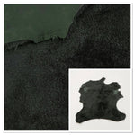 Semi-Curly Sheepskin Dark Green : 6 Piece Shearling Bundle With Suede Reverse (Ref-gh.eol) Bundle 420