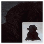Wavy Sheepskin Dark Brown : 9 Piece Shearling Bundle With Nappalan Reverse (Ref-gh.eol) Bundle 425