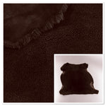 Curly Sheepskin Brown : 4 Piece Shearling Bundle With Suede Reverse (Ref-gh.eol) Bundle 432