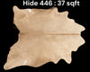 Natural Hair On Cow Hide : This Hide Is Perfect For Wall Hanging, Leather Rugs, Leather Upholstery & Leather Accessories. (Hide446)