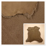 Curly Merino Golden-Brown : 12mm 6 Piece Sheepskin Bundle with Suede Reverse (Ref-gh.eol) Bundle 451