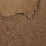 Curly Merino Golden-Brown : 12mm 6 Piece Sheepskin Bundle with Suede Reverse (Ref-gh.eol) Bundle 451