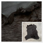 Long Haired Sheepskin Dark Brown : 9 Piece Shearling Bundle With Nappalan Reverse (Ref-gh.eol) Bundle 453