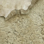 Semi-Curly Cream : 12x Piece Shearling Bundle With Suede Reverse (Ref-gh.eol) Bundle 458