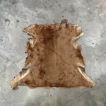 Shaved Sheepskin Brown B-Grade : 20 Piece Low Quality Shearling Bundle With Suede Reverse (Ref-gh.eol) Bundle 464