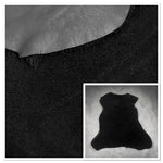Curly Merino Black : 8mm x5 Piece Sheepskin Bundle with Nappalan Reverse (Ref-gh.eol) Bundle 465