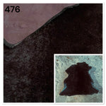 Shaved Sheepskin Dark-Wine : 5x Piece Low Quality Shearling Bundle With Suede Reverse (Ref-gh.eol) Bundle 476