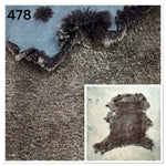 Australian Merino Brown : 8 Piece Curly Sheepskin Bundle (Ref-gh.eol) Bundle 478