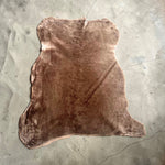 Ironed Merino Brown : 10mm 15 Piece Sheepskin Bundle with Suede Reverse (Ref-gh.eol) Bundle 482