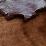 Merino Brown : 10mm Ironed Wool 5x Piece Bundle with Nappalan Reverse (Ref-gh.eol) Bundle 502