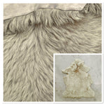 Wavy Sheepskin Cream : 4x Piece Shearling Bundle With Suede Reverse (Ref-gh.eol) Bundle 504