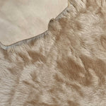 Tan Merino : 10mm Shaggy Wool 4 Piece Bundle with Suede Reverse (Ref-gh.eol) Bundle 532