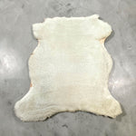 UK Sheepskin Cream :14mm Curly Wool 4 Piece Bundle with Suede Reverse (Ref-gh.eol) Bundle 537