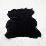 Merino Darkest Grey : 10mm Ironed Wool 10x Piece Bundle with Nappalan Reverse (Ref-gh.eol) Bundle 542