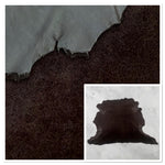 Merino Dark Brown : 10mm Curly Wool 8x Piece Bundle with Nappalan Reverse (Ref-gh.eol) Bundle 543