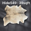 Natural Hair On Cow Hide : This Hide Is Perfect For Wall Hanging, Leather Rugs, Leather Upholstery & Leather Accessories. (Hide549)