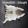 Natural Hair On Cow Hide : This Hide Is Perfect For Wall Hanging, Leather Rugs, Leather Upholstery & Leather Accessories. (Hide550)