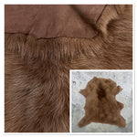Toscana Rich-Brown : 4x Piece Shearling Bundle With Suede Reverse (Ref-gh.eol) Bundle 557