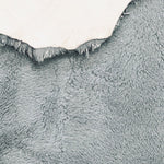 UK Sheepskin Grey :14mm Curly Wool 7x Piece Bundle with Suede Reverse (Ref-gh.eol) Bundle 558