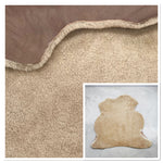 Curly Merino Brown : 12mm 5x Piece Sheepskin Bundle with Nappalan Reverse (Ref-gh.eol) Bundle 561