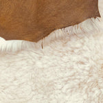 Wavy Sheepskin Cream : 12x Piece Sheepskin Bundle with Suede Reverse (Ref-gh.eol) Bundle 567