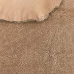 Curly Merino Light-Brown : 8mm x9 Piece Sheepskin Bundle with Nappalan Reverse (Ref-gh.eol) Bundle 569