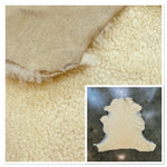 Curly Sheepskin Cream : 7x Piece B-Grade Shearling Bundle With Suede Reverse (Ref-gh.eol) Bundle 581
