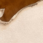 UK Sheepskin Cream :14mm Curly Wool 5x Piece Bundle with Suede Reverse (Ref-gh.eol) Bundle 584